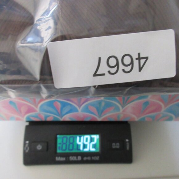 Skims Long Sleeve Maxi Dress 2X Brown Ribbed Modal Scoop Neck Soft Lounge 492 - Picture 14 of 14